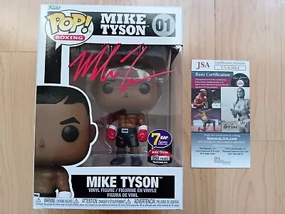 Funko Pop Boxing - Mike Tyson Vinyl Figure #01 - Signed By Mike Tyson (JSA) • £260