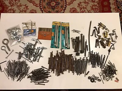 LOT Vintage MACHINIST TOOLS - MACHINIST BOX CONTENTS KIRSCH HANDI-MAN BITS BELT • $13