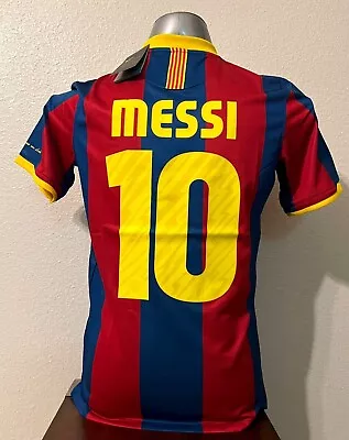 Lionel Messi FC Barcelona 2010 2011 Jersey New #10 Home Kit • $41