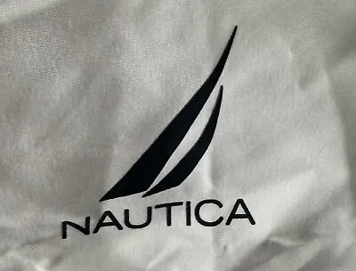 Nautica Blue Red White Block 6  Swim Shorts Pockets Elastic Drawstring L Large • £31.28