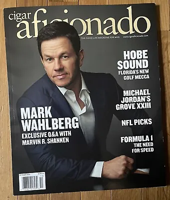 $5.10 • Buy Cigar Aficionado-september/october 2023-mark Wahlberg