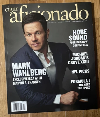 $5.10 • Buy Cigar Aficionado-september/october 2023-mark Wahlberg