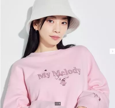 [UNIQLO] Sanrio Characters Sweatshirt (Long Sleeve) Pink Size XS ~ 3XL • $39.90