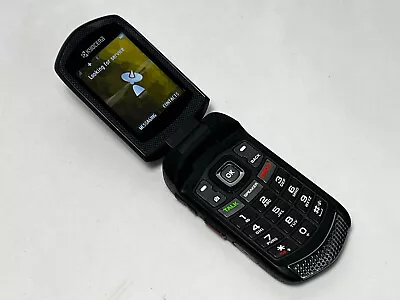 Kyocera DuraXTP E4281 - Black (Sprint) PTT 3G Rugged GPS Camera Flip Cell Phone • $9.99