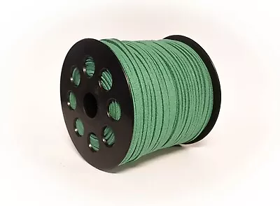 £23.99 • Buy Flat Faux Suede Leather Cord  3mm Jewellery Velvet String Thong Craft UK **NEW**