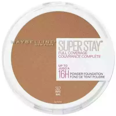 Maybelline Superstay Full Coverage Pressed Powder Foundation 362 Truffle 0.21 • $7.99