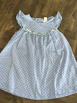 Sz 4 Matilda Jane Blue Pearl Dress GUC Spring Summer  • $14.99