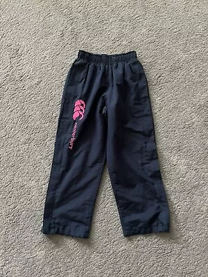 Canterbury Navy Track Bottoms Girls Age 6 • £3