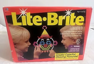 Hasbro Lite-Brite Vintage 1994 With Box And Light Pegs • $26