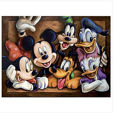 Disney Mickey Mouse And Pals The Gang Darren Wilson Art Print 16x20 Donald Duck • $47.90