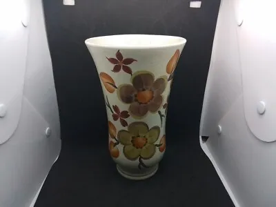 Radford Pottery Vase England Handpainted 9  Approx Tall Flower Pattern.  • £10.89