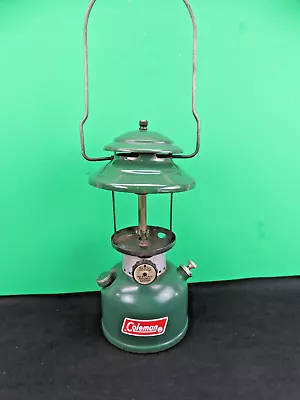 Coleman Green 200A Lantern Dated 8-82 All Controls Work No Globe • $39