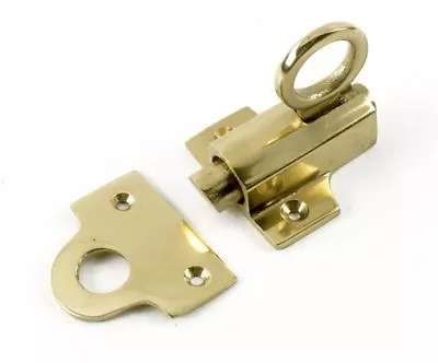 Polished Brass Fanlight Catch • £12.99