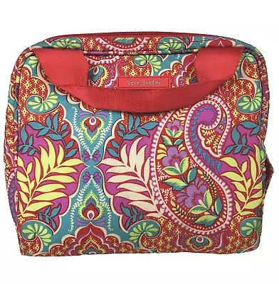 VERA BRADLEY Lighten Up Lunch Cooler Insulated Bag With Handles Floral Paisley • $9.99