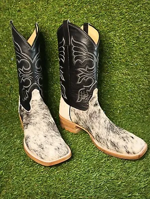 Men's New Fine Hair CowHide Western Cowboy Boots All Sizes Available • $265