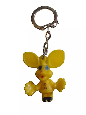 Topo Gigio Figure Keychain Ed Sullivan Show Yellow Mouse 1960's Mom Dad Gift • $10.20