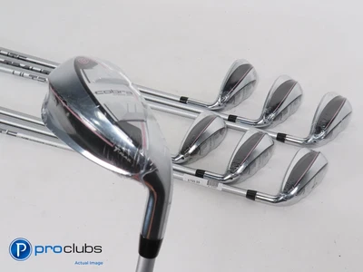 $479.99 • Buy NEW Ladies Cobra T-Rail 2 5-PW,SW Hybrid IRON SET - Ultralite Ladies Flex 322897