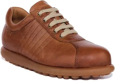Camper Pelotas Ariel Womens Lace Up Leather Shoes In Brown Size UK 3 - 8 • £139.99