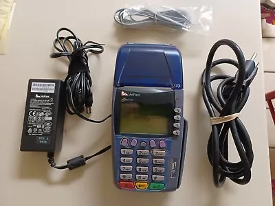 Verifone OMNI 3750 Credit Card Terminal Reader Machine W/ Pin Pad Dual Com • $15