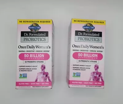 $39.99 • Buy Garden Of Life Dr. Formulated Women's 50 Billion Probiotics  -60 VegeCaps (2x30)