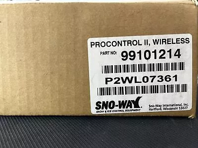 Snow Plow Sno-way Pro Control 2 Control Kit Wireless Brand New Open Box • $550