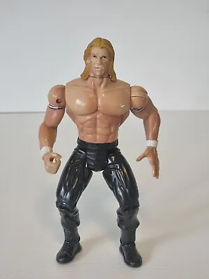 WCW Lex Luger Action Figure ToyBiz 1999 WWF WWE TNA Smash ‘n Slam • $21.99