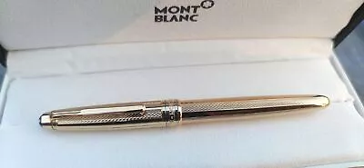 New Montblanc Meisterstuck Ballpoint Gold Black Star Pen • $61