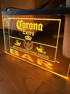 CORONA EXTRA BAR BEER LED Neon Light Sign Pub Club Home Room Best Gift Man Cave • $48.26