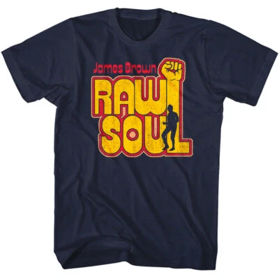 $24.50 • Buy James Brown Raw Soul Men's T Shirt Fist Power Godfather Of Funk Music
