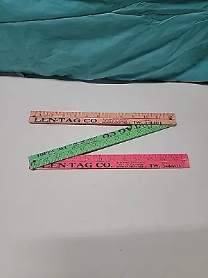 Vintage Wood Tri-Fold 3 Color Ruler Yardstick Advertising Detroit Michigan/0124 • $15.95