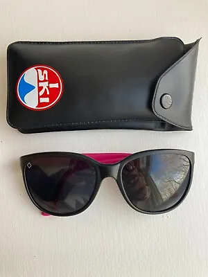 Vintage I SKI Sunglasses Black Diamond Barbie Pink Rare Japan With Case • $65