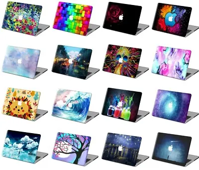 3D Pattern Painted Hard Laptop Logo Cut Case Cover For Macbook Pro15 16 Air11 13 • $14.39