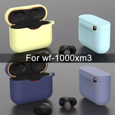 Soft Full Coverage Protective Silicone Case Cover Anti Lost For Sony WF-1000XM3 • $6.99
