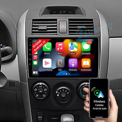 For Toyota Corolla 2009-2013 Wireless Apple Carplay Android 13 Car Stereo Radio • $99.99