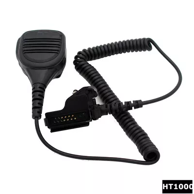 Handheld Speaker Mic Shoulder Microphone For Motorola Walkie Talkie HT1000 GP900 • $46.31