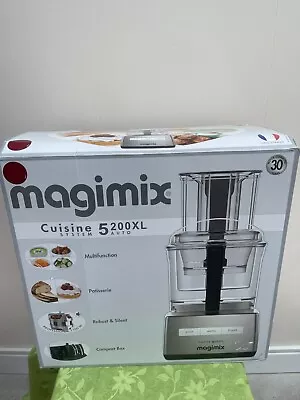 Magimix 5200XL Cuisine System Auto Silent  Food Processor Colour Is Red NEW • £300