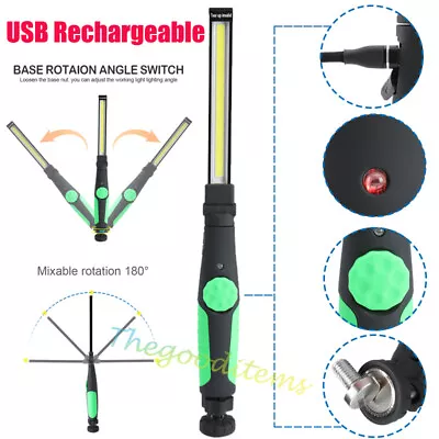 Rechargeable COB LED Work Light Mechanic Work Shop Inspection Lamp Hand Torch US • $14.19