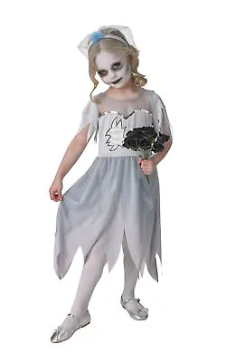 Dearly Departed Bride Corpse Bride Kids Halloween Fancy Dress • £6.77