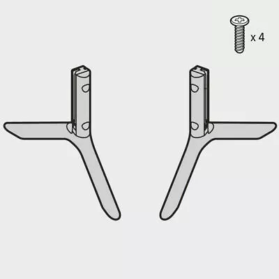 Genuine Samsung TV 75  UA75 UE75 NU7100 NU71XX Stand Set Legs Brand New • $199.95