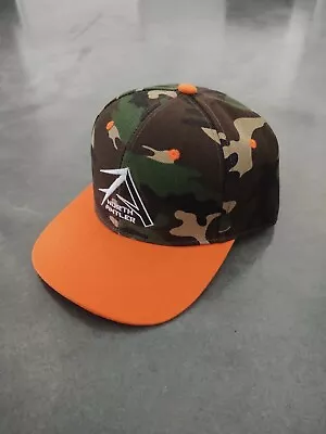 North Antler Hunt Co. Trucker Ball Cap Hat Snapback Orange Camo PREMIUM QUALITY • $15