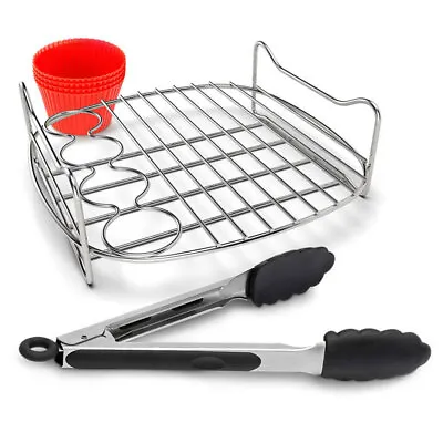 Philips Breakfast Food Kit W/Egg Muffin Cups/Tongs/Rack Tray For Airfryer XXL • $67