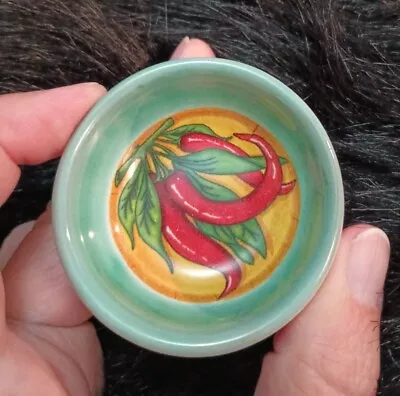 🌶TALAVERA Art Pottery Hand Painted Chili Peppers Salsa Dip Bowl • $14.88