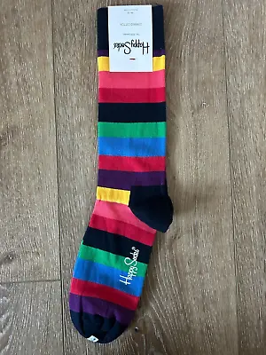 New Happy Socks HS Colorful Men Sz 10-13 / Women 9-11 • $8