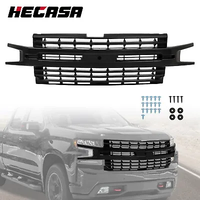 Matte Front Bumper Upper Grille For Chevy Silverado 1500 19-22 21 LTZ #84493306 • $184.95