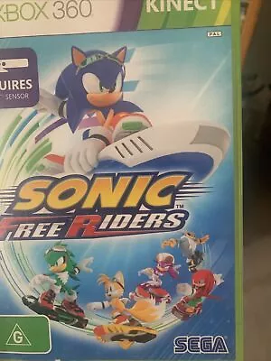 SONIC FREE RIDERS KINECT XBox 360 PAL Game *NO MANUAL* • $6