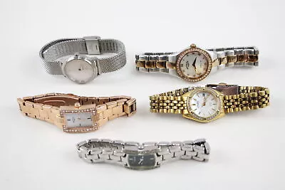 Womens WRISTWATCHES Quartz Mondaine Citizen Working X 5 • $13.07