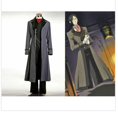 $55.50 • Buy Black Butler/Kuroshitsuji Cosplay Sebastian Michaelis Tutor Full Set Of  @