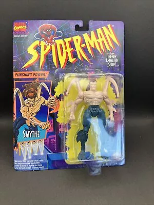 Vintage 90s 1994 Toy Biz Smythe Spider-Man The Animated Action Figure NIB • $29