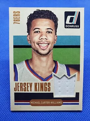 2014 MICHAEL CARTER-WILLIAMS Game Worn JERSEY KINGS Card PHILADELPHIA 76ERS • $2.25