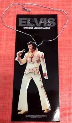 Elvis Presley ~swinging Legs Christmas Ornament Or Hanger ~ White Suit ~new • $10.99